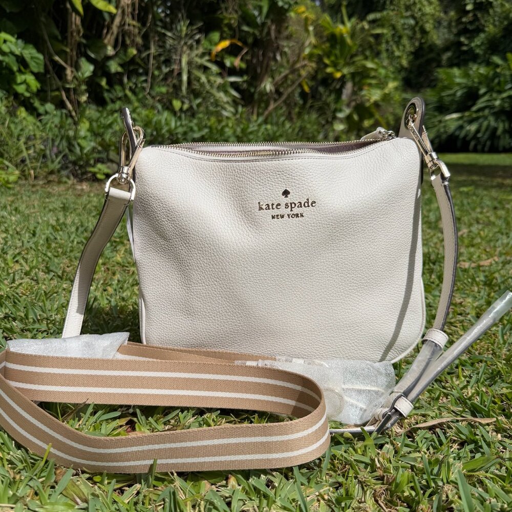 *NWT* Kate Spade ROSIE Large White Crossbody Bag with Detachable Coin Purse